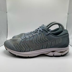 MIZUNO Women’s Size 9 Wave Rider Waveknit 3 411122.BFVB Gray‎ Running Shoes